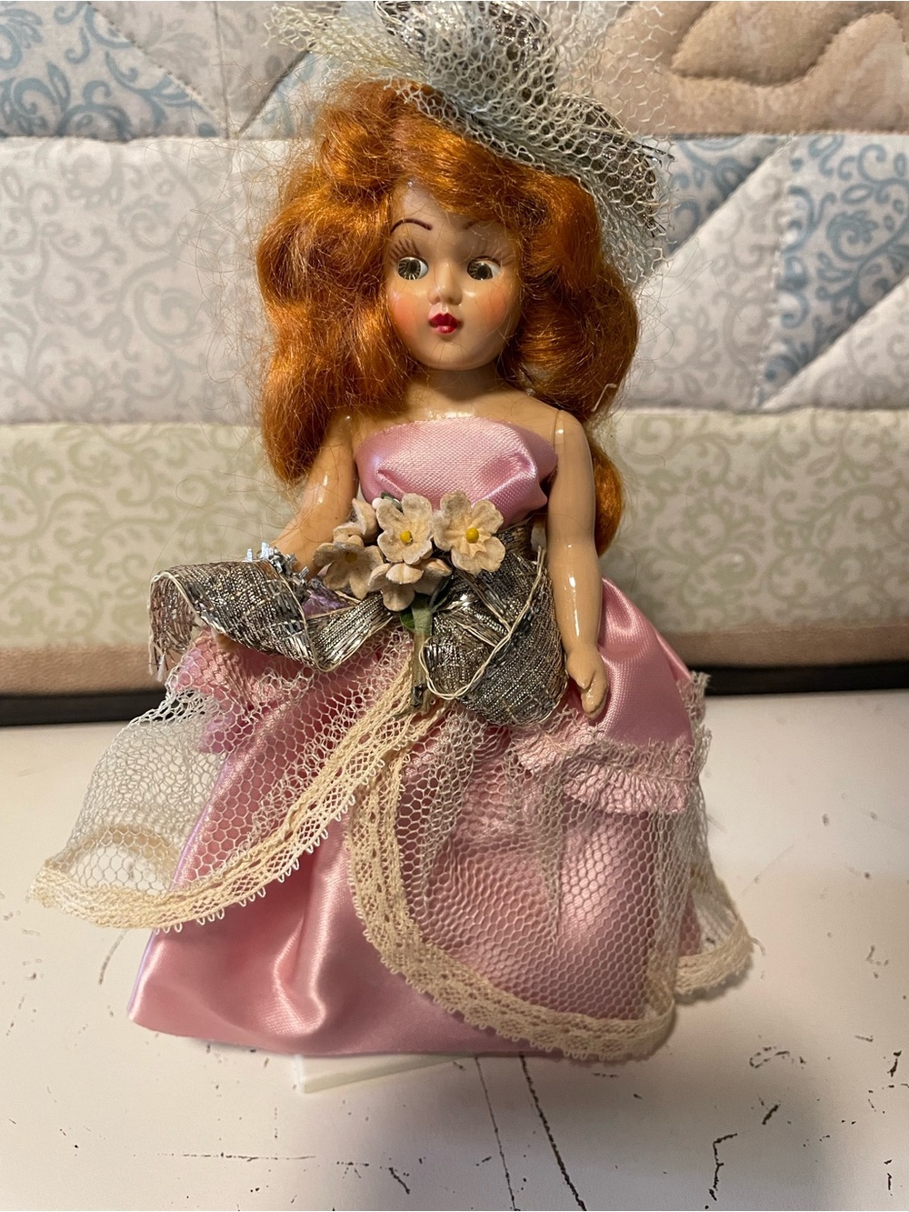 Madame Alexander Pink and Silver Redhead Doll‎